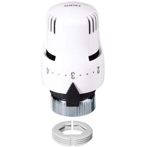 Mando termostático, sensor incorporado CALEFFI 200000  Blanco