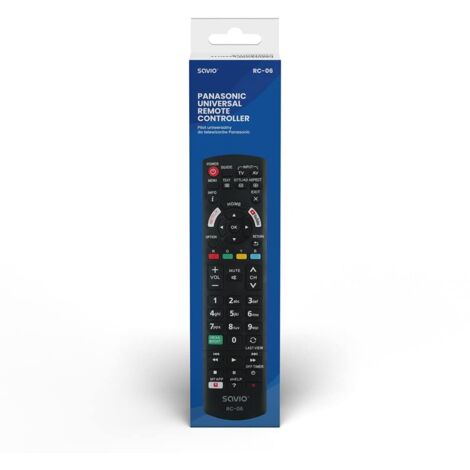 MANDO TV SAVIO RC-06 REEMPLAZO PANASONIC SMART TV
