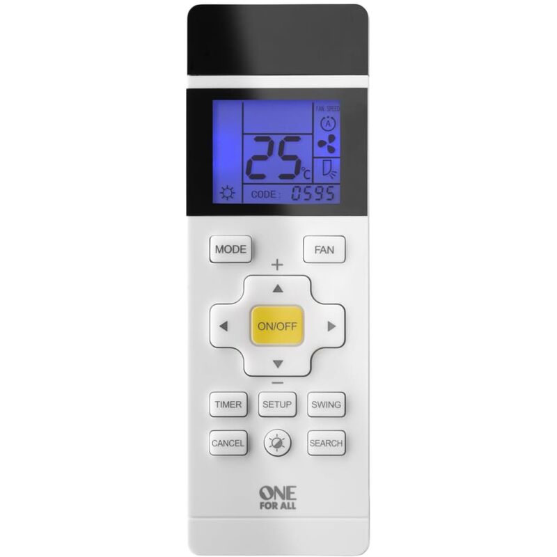 

Mando a distancia de aire acondicionado blanco - One For All