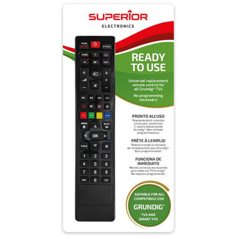Mando Universal Reemplazo Televisores Grundig (suptrb001) Superior/grundig