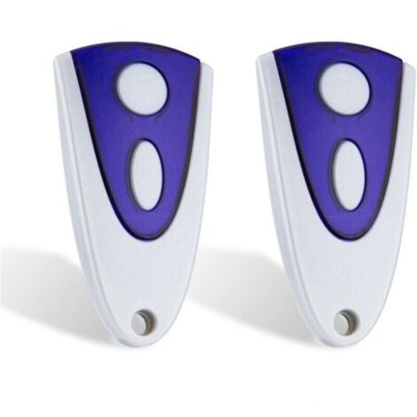 Mandos a distancia para puertas de garaje en pack de 2 compatibles con Novoferm Novotron 502 MAX43-2 Novotron 512 MIX43-2 433,92 MHz