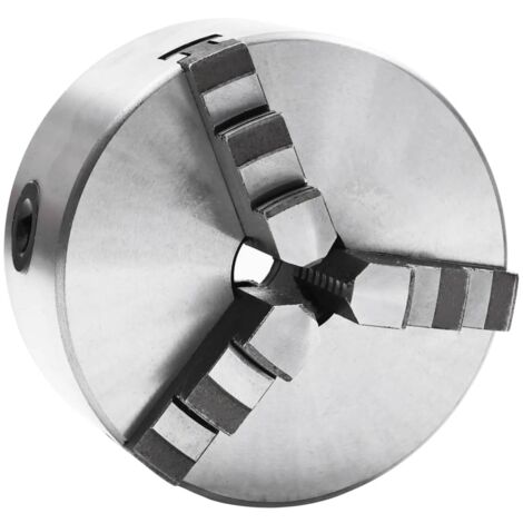 Mandril de torno autocentrante de 3 mordazas 125 mm acero