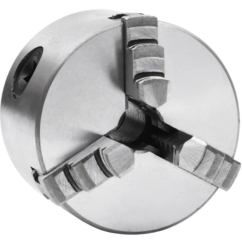 

vidaXL Mandril de torno autocentrante de 3 mordazas 80 mm acero
