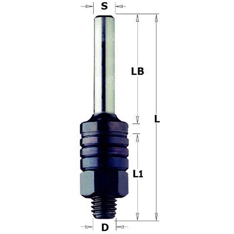 

CMT 924.080.00 - Mandril portafresas s 8