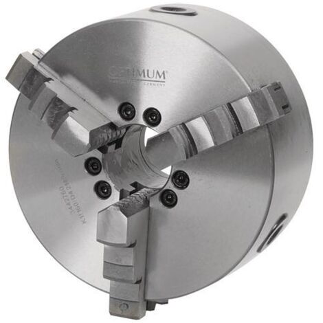 Mandrin 3 mors à serrage concentrique corps en fonte DIN55029 diam. 200 mm Camlock 6 Optichuck ZKC3-200-6