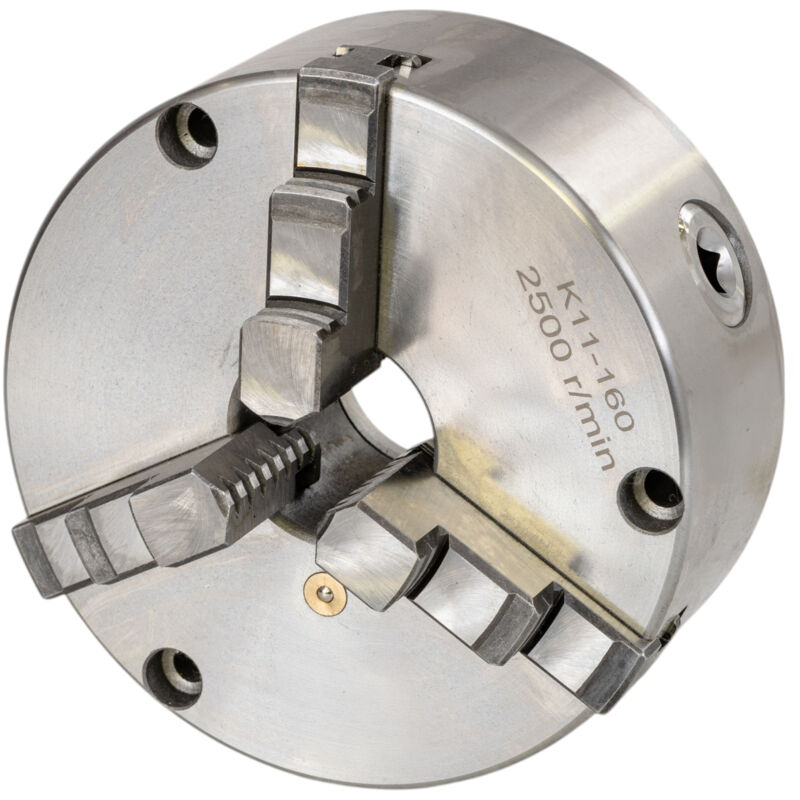 Mandrin 3 mors à serrage concentrique corps en fonte ø160 mm montage frontal pour plateau diviseur THV-8 Torros TKL160