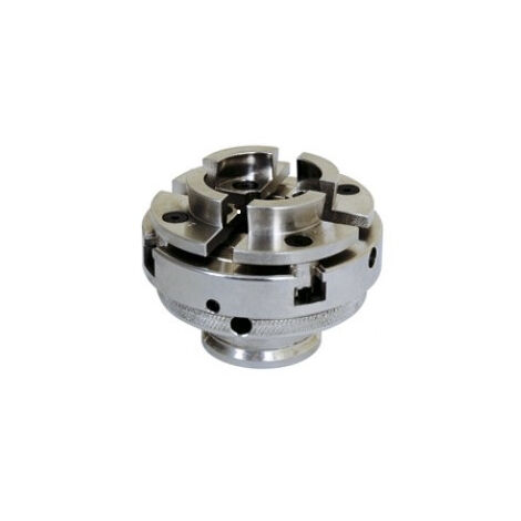 Mandrin 4 mors 90mm pour tour a bois filetage M33 x 3,5