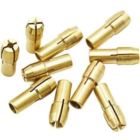 Mandrin 4.3mm Lot 10 pièces Mandrins en laiton pour Dremel Pinces 0.5-3.2mm