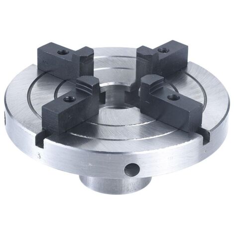 Mandrin a 4 griffes 125 mm 1/8-8 tpi pour tour bois Fervi 0751/A4