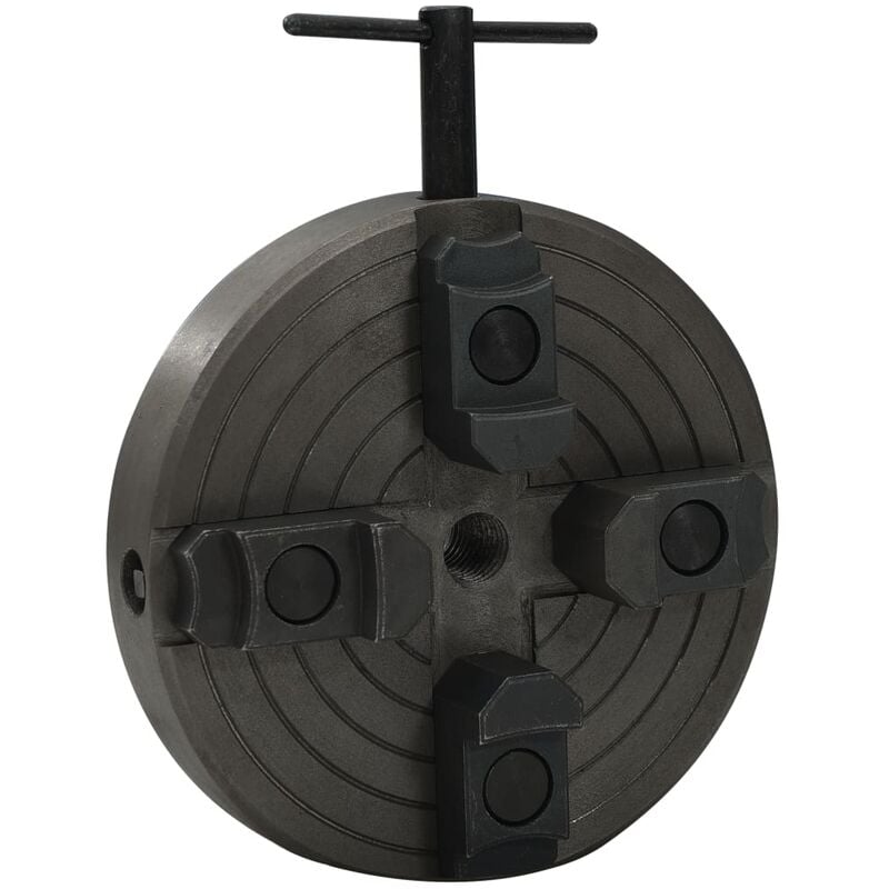 Vidaxl - Mandrin à bois à 4 mâchoires connexion M18 acier noir 150x63 mm