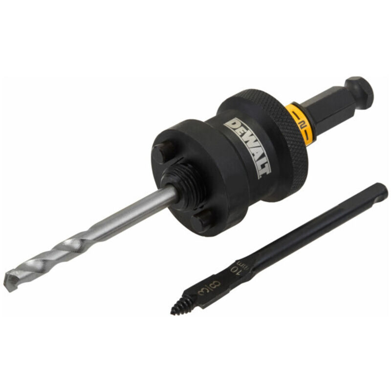 Adaptateur de changement de puissance DeWalt DT20631 QZ HEX 12'' + Foret pilote
