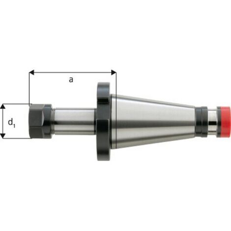 Mandrin à pinces, type ER DIN 2080, Capacité de serrage : 2,0-20,0 mm, ISO 40, Pince de serrage ER32, a : 68 mm, d1 : 50 mm