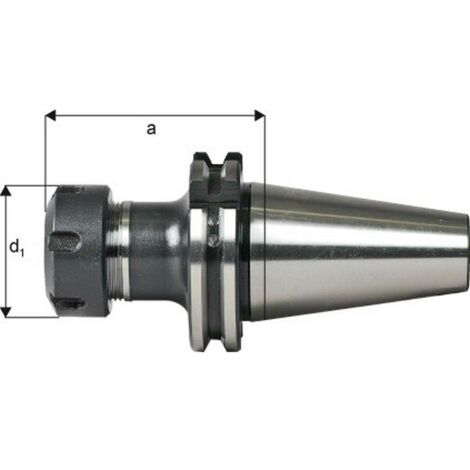 Mandrin à pinces, type ER DIN 69871, Capacité de serrage : 2,0-20,0 mm, ISO 40, Pince de serrage ER32, a : 70 mm, d1 : 50 mm
