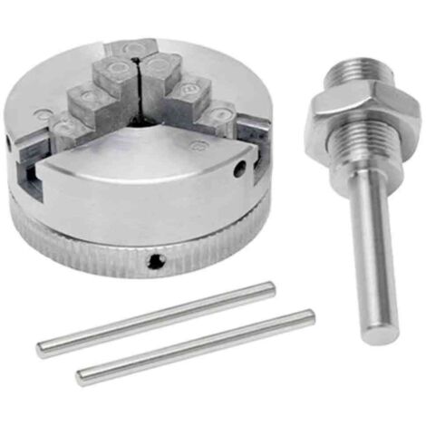Mandrin à trois griffes en alliage de zinc, mandrin manuel, perceuse électrique pour outils électriques de fixation du bois