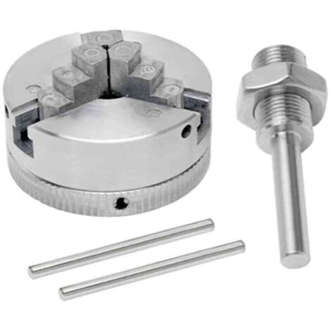 Mandrin à trois griffes en alliage de zinc, mandrin manuel, perceuse électrique pour outils électriques de fixation du bois