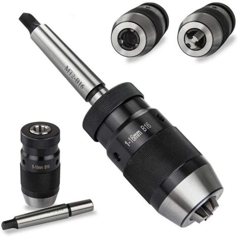 Mandrin auto-serrant, 1 pièce 1-16 mm B16 Mandrin auto-serrant pour perceuse de tour