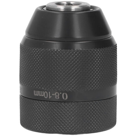 Mandrin auto-serrant pour perceuse 3/8-24UNF, mandrin sans clé métallique, capacité de serrage 0.8-10mm