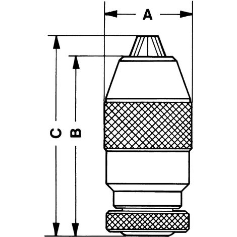 Mandrin autoserrant de 1-13mm avec cône morse N°2 pour perceuse sur colonne  – SODISE 15583
