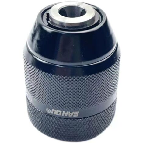 Mandrin autobloquant métallique Sanou à serrage manuel complet 0,8-10 mm, filetage 3/8-24UNF, accessoires (Mandrin entièrement métallique Three Gull 10 mm 3/8-24)