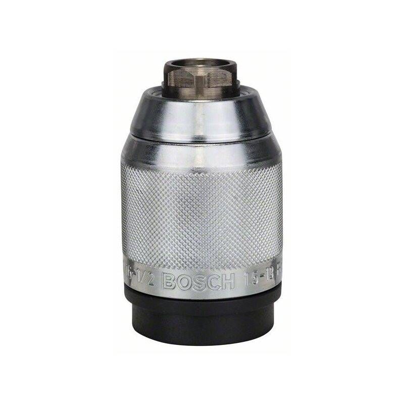 Mandrin automatique chrome mat pour perceuse à percussion Bosch 1,5 à 13mm 1/2' - 20 - 2608572150 Bosch