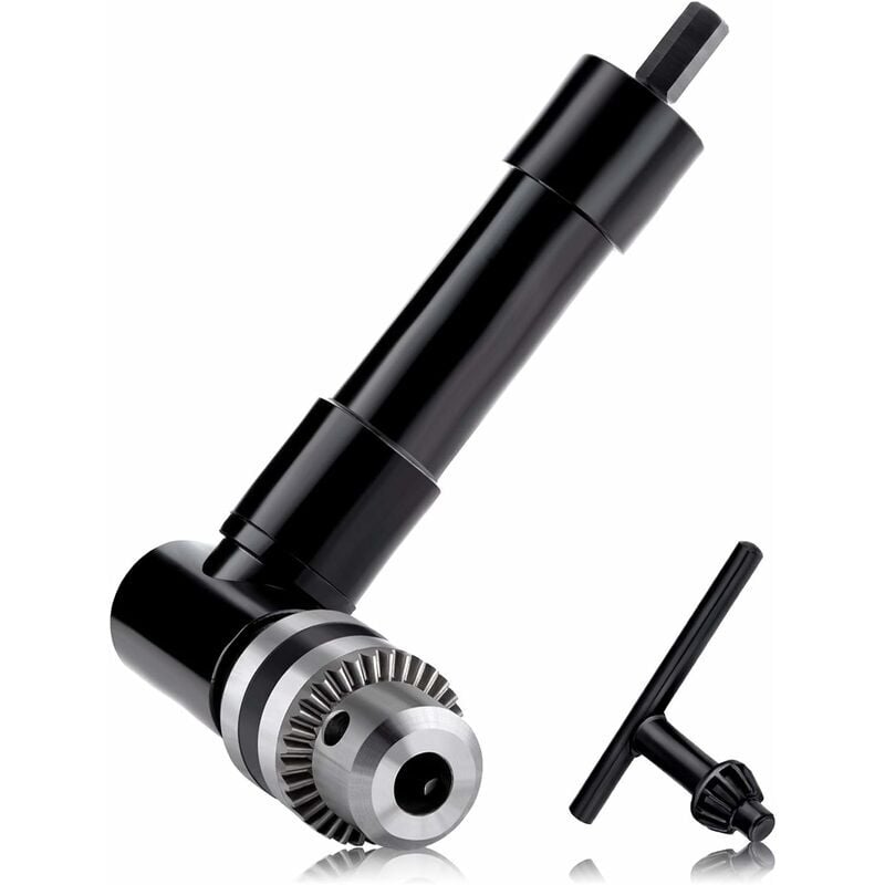 Ikodm - Mandrin de Forage à Angle Droit , Mandrin à Angle Droit 90° Auto-Serrant, Arbre de 1-10 mm électrique, Outil Dextension de Forage,