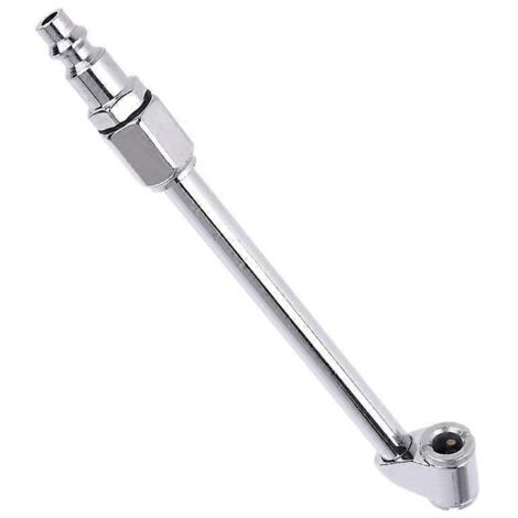 Mandrin de gonflage robuste 1/4" pour pneus, double pour tête de gonflage, manomètre, compresseur d'air