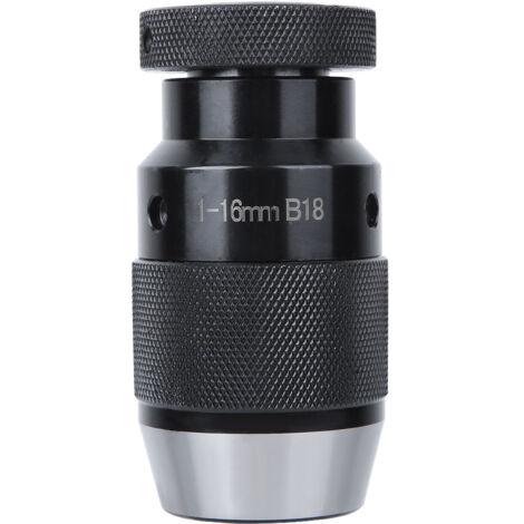 Mandrin de perçage à verrouillage automatique B18 pour tour, mandrin autoserrant, pièces CNC 1-16 mm