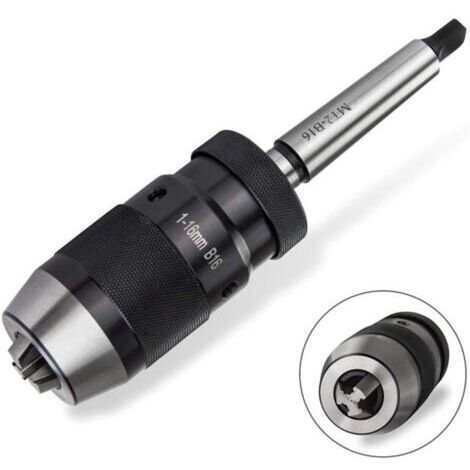 Mandrin de perçage auto-serrant, 1 pièce 1-16 mm B16 Mandrin de perçage auto-serrant pour perceuse rotative