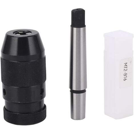 Mandrin de perçage autoserrant sans clé B16 de 1 à 13 mm avec rallonge MT2 pour tours et perceuses