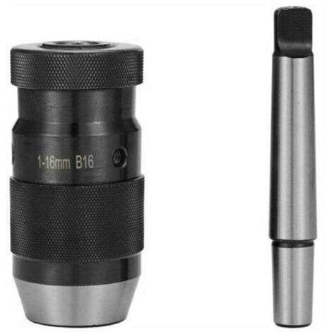 Mandrin de perçage intégré avec tige MT2-B16 + mandrin de perçage auto-serrant B16 1-16 mm