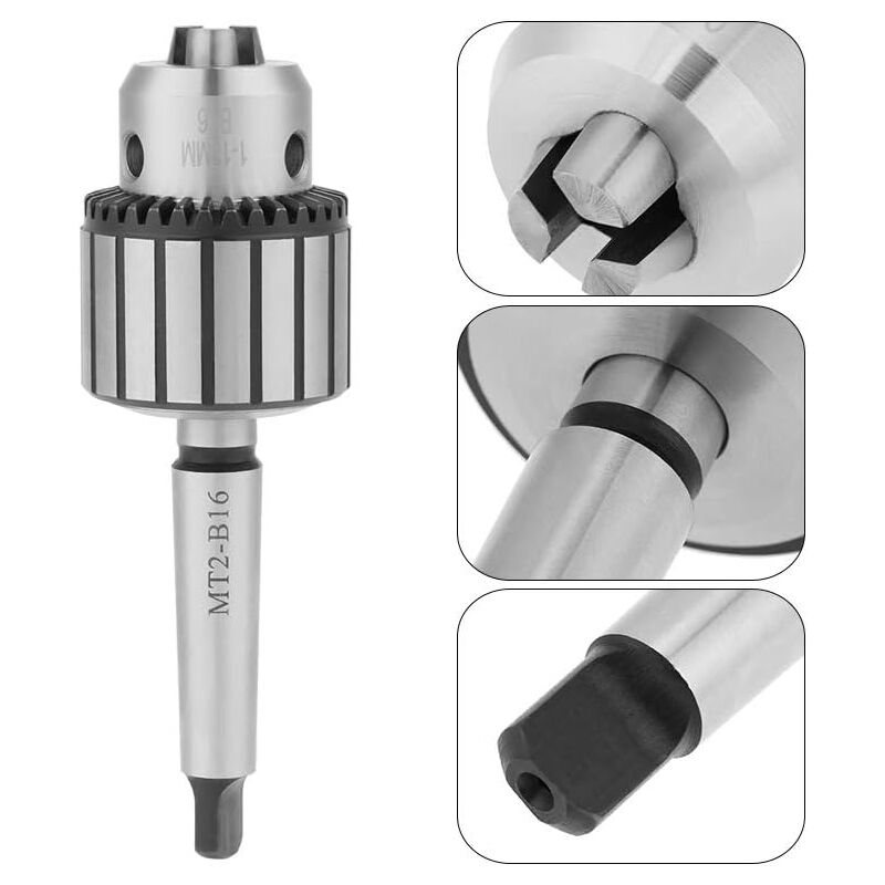 Mandrin de perçage, mandrin de micro - foret en acier au carbone robuste pour le centrage du trou, le taraudage