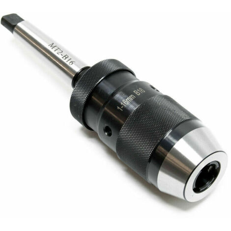 Mandrin de percage MK2- B16 avec plage de serrage 16mm Cône morse intégrée Adaptateur de mandrin