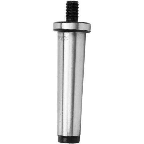 Mandrin de perçage MT2 avec adaptateur en acier trempé et filetage 3/8" 24, pour perceuse à colonne