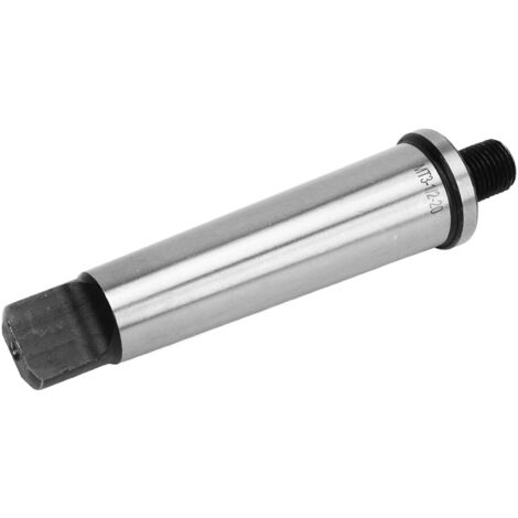Mandrin de perçage MT3 avec filetage 1/2-20, adaptateur en acier trempé pour une précision optimale.