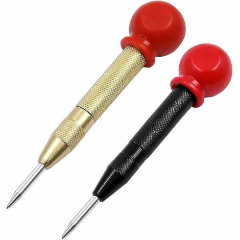 Mandrin de perçage poinçon central automatique 13 cm poinçon central automatique en acier poinçon central automatique avec capuchon