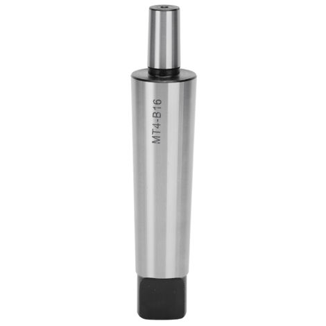 Mandrin de perceuse avec tige d'acier et queue plate, accessoire pour perceuse à colonne, modèle MT4-B16
