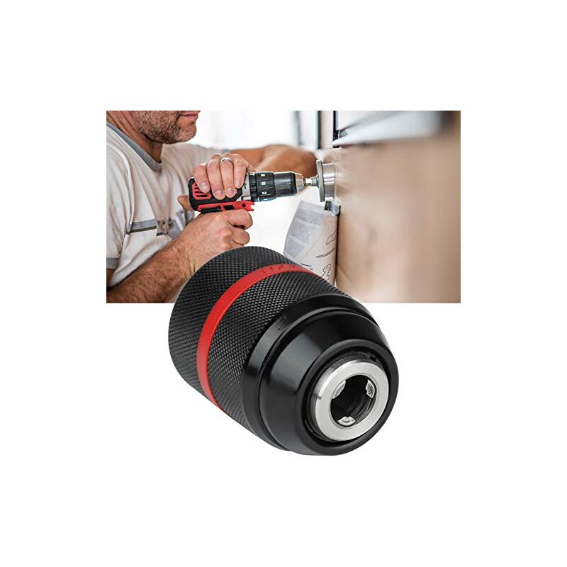 Sunxury - Mandrin de Perceuse, Mandrin sans clé, 1/2-20UNF 2-13mm Mandrin de perceuse à main sans clé à serrage, Mandrin Serrage Perceuse Sans Fil,