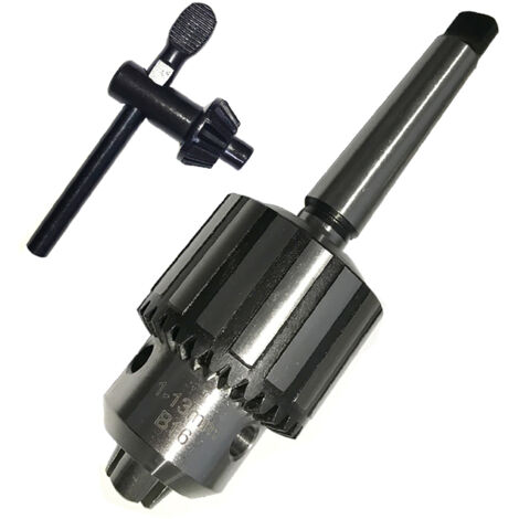Mandrin de perceuse pour mini-tour MT2 5/64-1/2 pouce 1-13 mm, complet avec clé