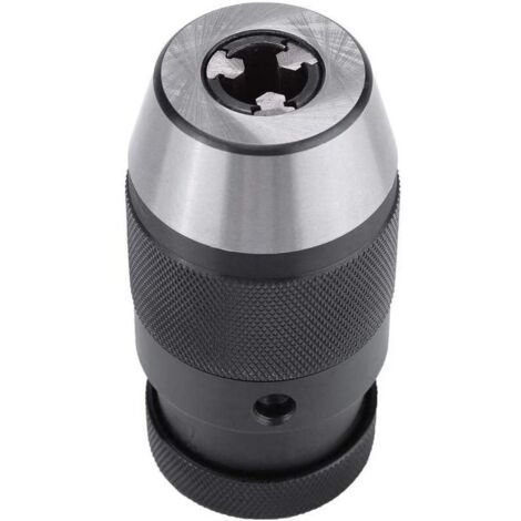 Mandrin de perceuse robuste 1 pc 0-13mm 1/2 mandrin auto-serrant en acier sans clé B16 pour tour perceuse électrique mandrin de presse