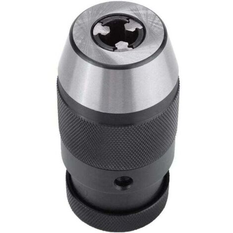 Mandrin de perceuse robuste 1 pc 0-13mm 1/2 mandrin auto-serrant en acier sans clé B16 pour tour perceuse électrique mandrin de presse