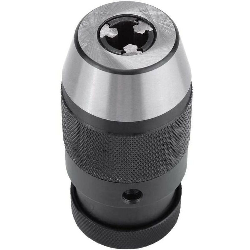 Cyslmuk - Mandrin de perceuse robuste, 1 pièce 0-13mm 1/2 B16, mandrin auto-serrant en acier sans clé pour tour, perceuse électrique, mandrin de