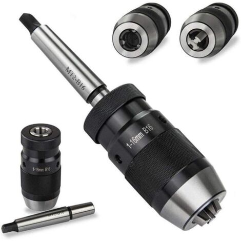 Mandrin de perceuse sans clé 1-16 mm B16 Mandrin de perceuse sans clé pour tour