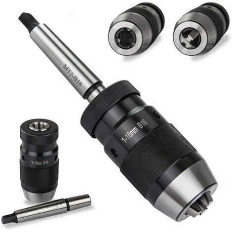 Mandrin de perceuse sans clé 1-16 mm B16 Mandrin de perceuse sans clé pour tour