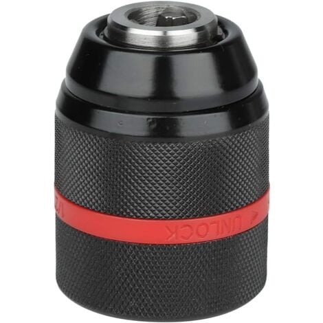 Mandrin de perceuse sans clé, mandrin de perceuse à main 1/2-20UNF Mount 0.04-0.51in Mandrin auto-serrant à plusieurs fins
