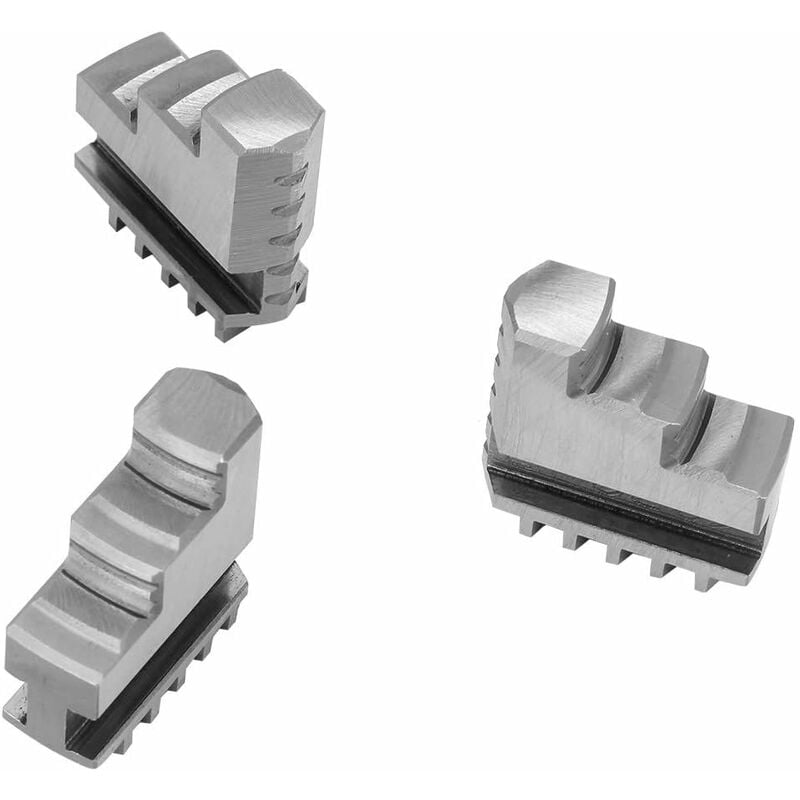 Ersandy - Mandrin de tour, 3 pièces/paire K11-80 mandrin à mâchoires intérieures mandrin de tour en métal auto-centrant outil de traitement des