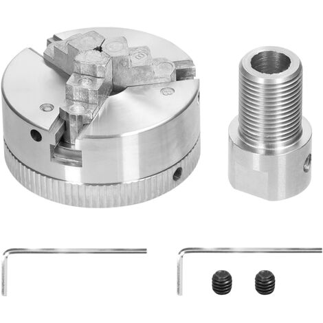 Mandrin de tour à 3 ou 4 mors, boulon de fixation autocentrant manuel pour rectifieuse, fraiseuse et tour