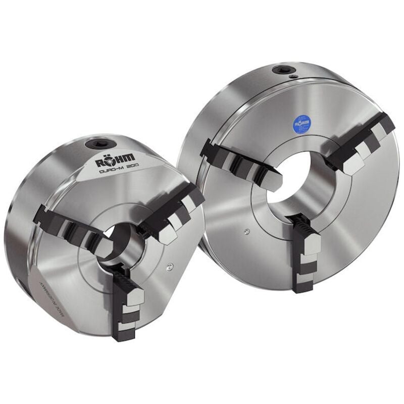 Rohm - Mandrin de tour à trois mors duro-m 80/3 din 6350 röhm