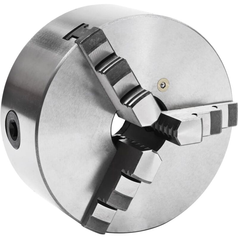 Mandrino Per Tornio A 3 Griffe Autocentrante 160 Mm In Acciaio - Vidaxl