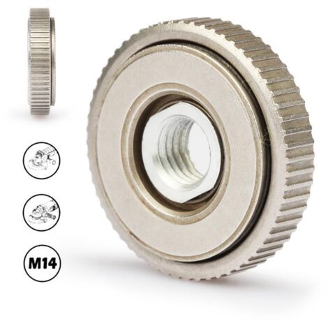 Mandrin de verrouillage portable M14 pour meuleuse d'angle, plateau de verrouillage à serrage rapide pour meuleuse d'angle, plateau de pression autobloquant pour meuleuse d'angle M14, M14-3