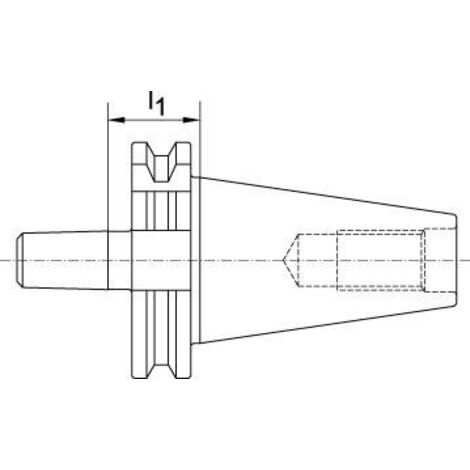 Mandrin DIN69871A SK40-B16 FORTIS